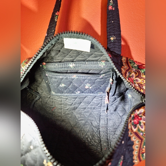 Vera Bradley Duffle Bag Petit Point Fall Print 1997 - Picture 6 of 6